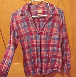 Fitted boyfriend flannel